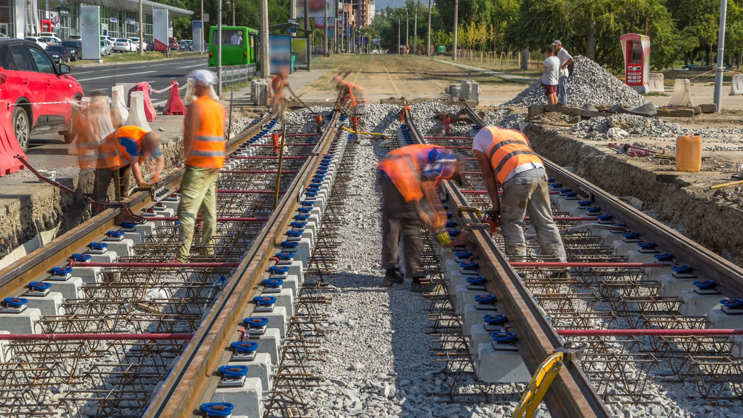 rail drilling machine