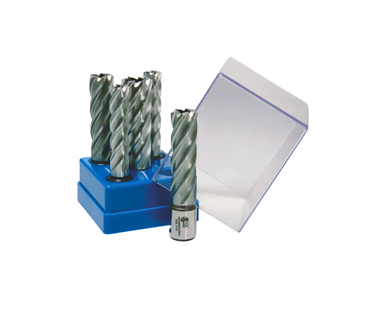 SET OF 5 HSS 8% COBALT CORE DRILLS